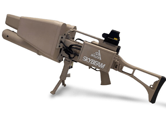 Handheld drone countermeasure system