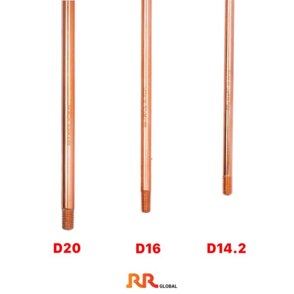 Cọc tiếp địa thép mạ đồng đặc chủng