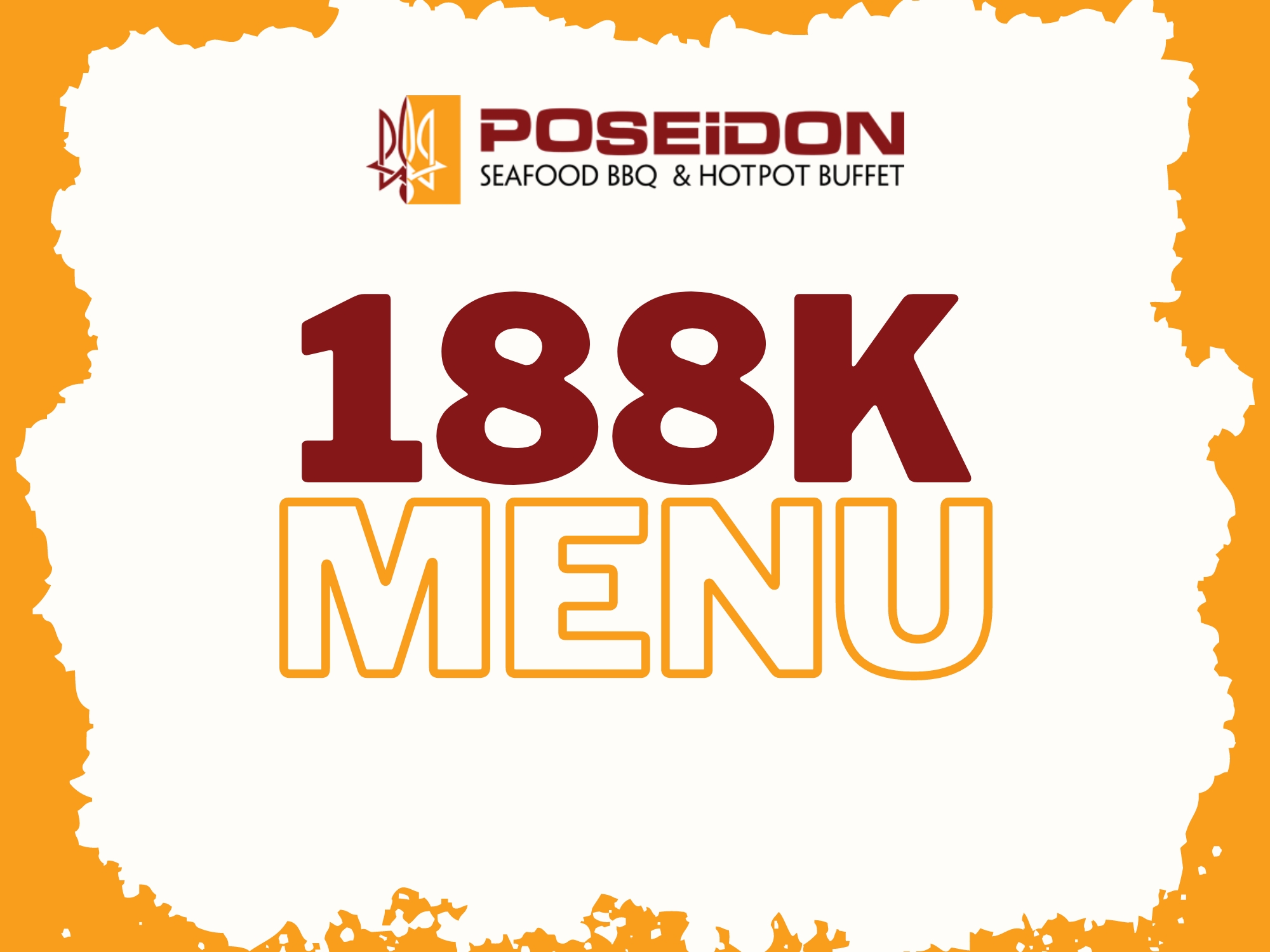 Menu buffet lẩu 188K phục vụ tại bàn